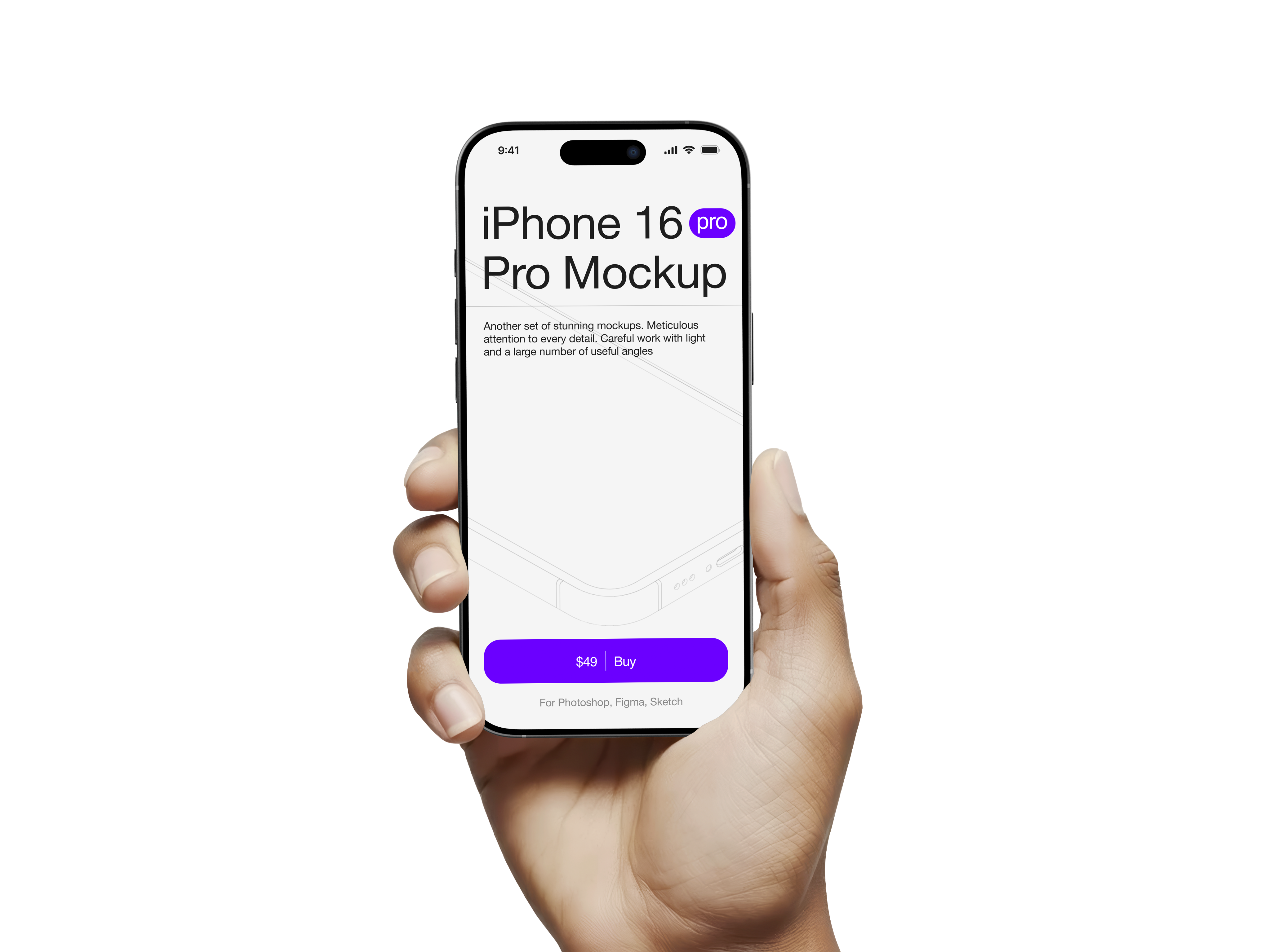 iPhone mockup